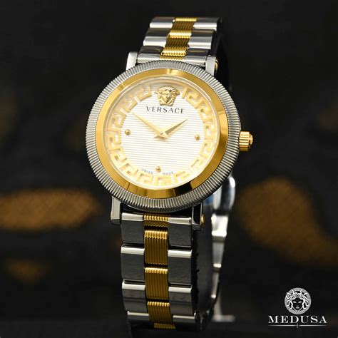 montre versace 2 tons|Versace watches for sale.